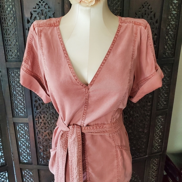 Pilcro and the Letterpress pink Lyocell dress - Picture 5 of 16